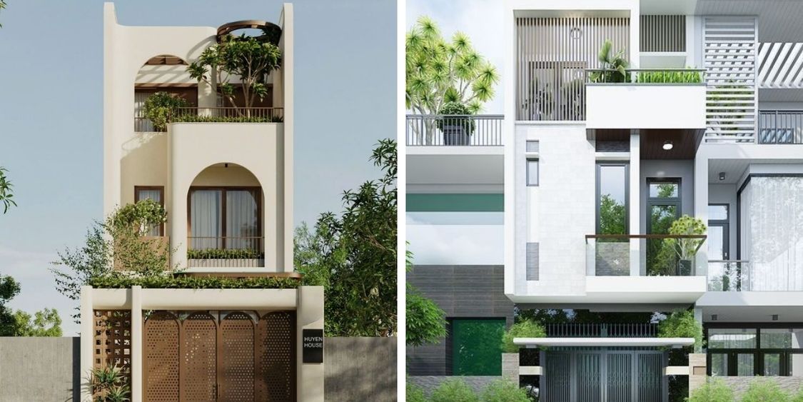 Nhà phố lệch tầng