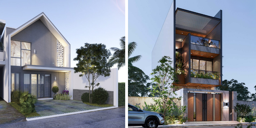 Hoàn thiện ngoại thất dự án nhà phố