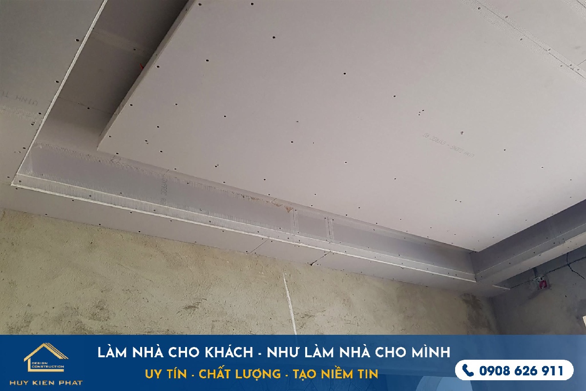 Đóng trần thạch cao giật cấp hiện đại